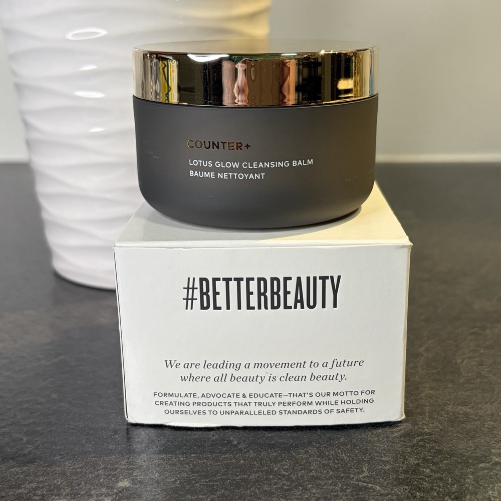 NEW BeautyCounter Counter+ Lotus Glow Cleansing Balm 75ml 2.53 oz - Picture 2 of 4
